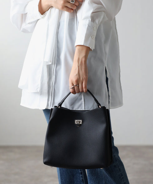 【雑誌掲載】2WAYワンハンドルバッグ 12-1122